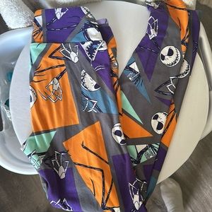 Lularoe Nightmare before Christmas Jack Skellington One size leggings